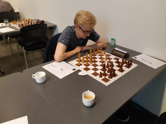 Gauti Páll á meistaramóti Hugins.