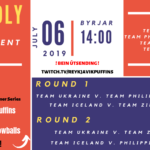 Upphitunarmót Team Iceland og Puffins gegn Baden-Baden Snowballs