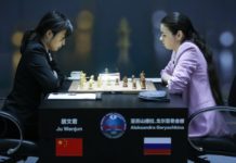 Ju Wenjun með forystu í heimsmeistaraeinvígi kvenna