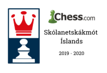 Fjölgun móta í Skólanetskákmóti Íslands 2019-20