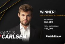Magnús Carlsen vann sigur á Ögurskákmótinu