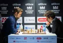 Carlsen vann Caruana og er efstur á Altibox Norway Chess