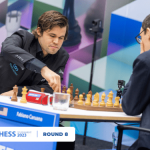 Abdusattorov með vinningsforskot – Carlsen vann Caruana