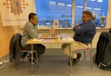 Davíð með fullt hús á Skákmóti öðlinga