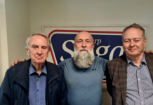 Friðrik og Jóhann við skákborðið