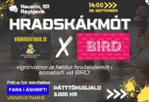 Hraðskákmót VignirVatnar.is og Bird hefst kl. 14 – enn opið fyrir skráningu