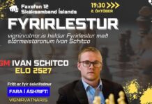 Vignirvatnar.is heldur fyrirlestur með stórmeistaranum Ivan Schitco