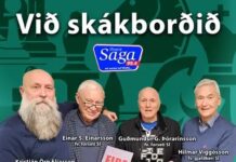 Guðmundur G., Einar Ess og Hilmar mættu við skákborðið frá 1972