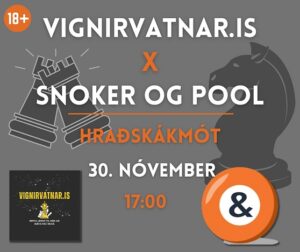 VignirVatnar.is X Snoker & Pool - 30. nóvember @ Snoker & Pool | Reykjavík | Reykjavíkurborg | Ísland