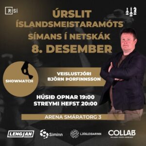 Íslandsmótið í netskák - úrslit @ Sjónvarp Símans
