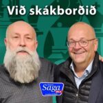 Halldór Grétar ræðir afreksstefnu Breiðabliks við skákborðið