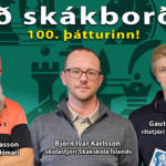 Gauti Páll og Björn Ívar ræða Skák við 100. skákborðið