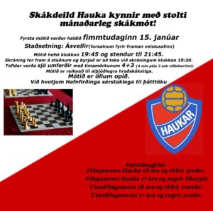 Janúarmót Skákdeildar Hauka @ Ásvellir - Haukar | Hafnarfjörður | Hafnarfjarðarkaupstaður | Ísland