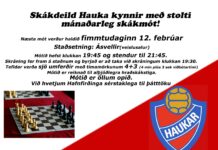 Febrúarmót Hauka þann 12. febrúar