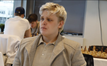 Vignir vann í 5. umferð