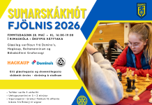 Sumarskákmót Fjölnis fer fram 28. maí