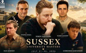 Góður Gummi í gær í Sussex