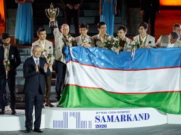 Úsbekistan og Kína Ólympíumeistarar í skák