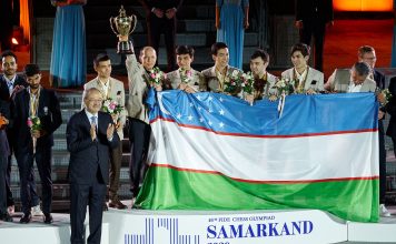 Úsbekistan og Kína Ólympíumeistarar í skák